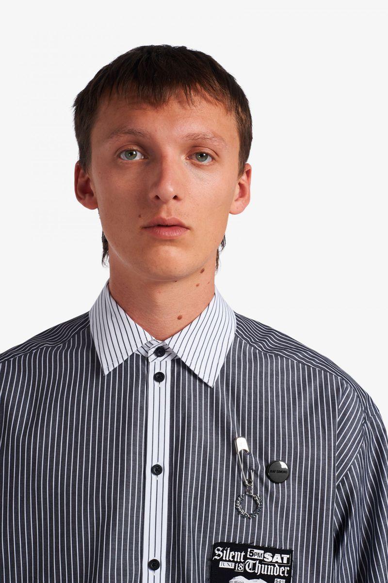 Black Fred Perry SM1957 Men's Shirts | PH 1529XYUF